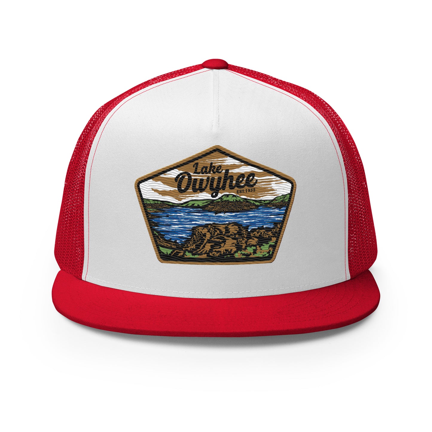 Lake Owyhee Flat Bill Trucker Patch Cap