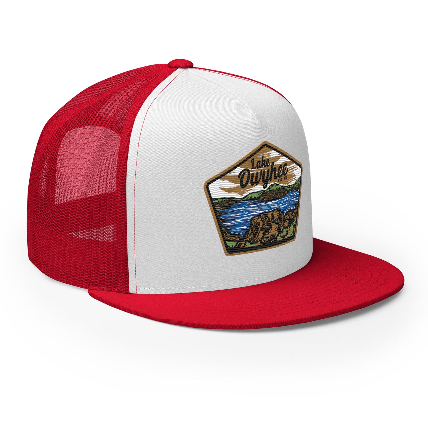 Lake Owyhee Flat Bill Trucker Patch Cap