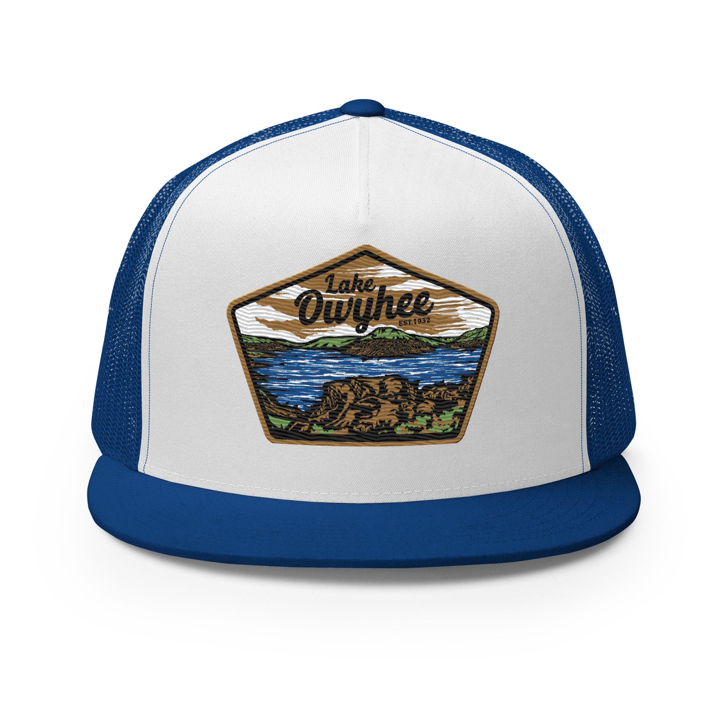 Lake Owyhee Flat Bill Trucker Patch Cap