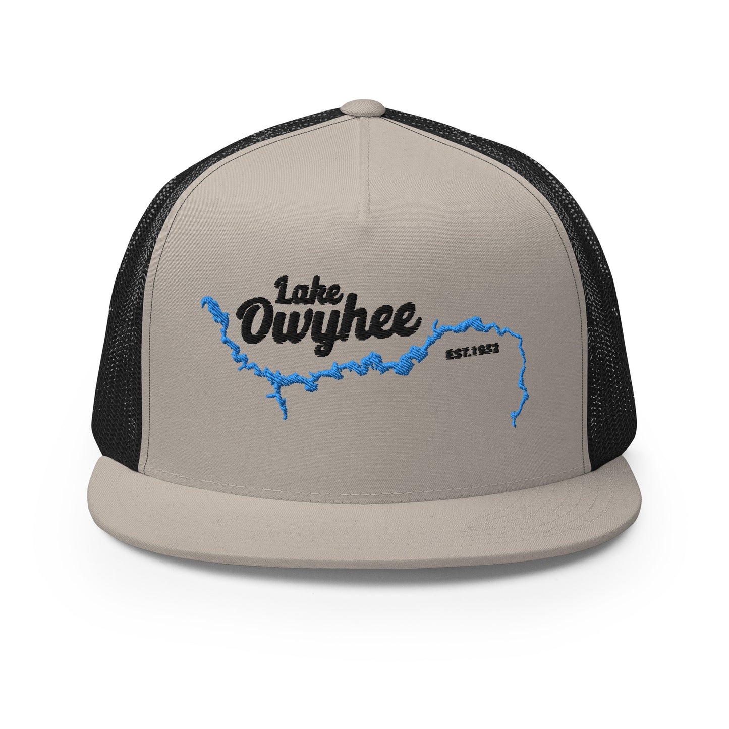 Lake Owyhee Trucker Cap Black Stitching