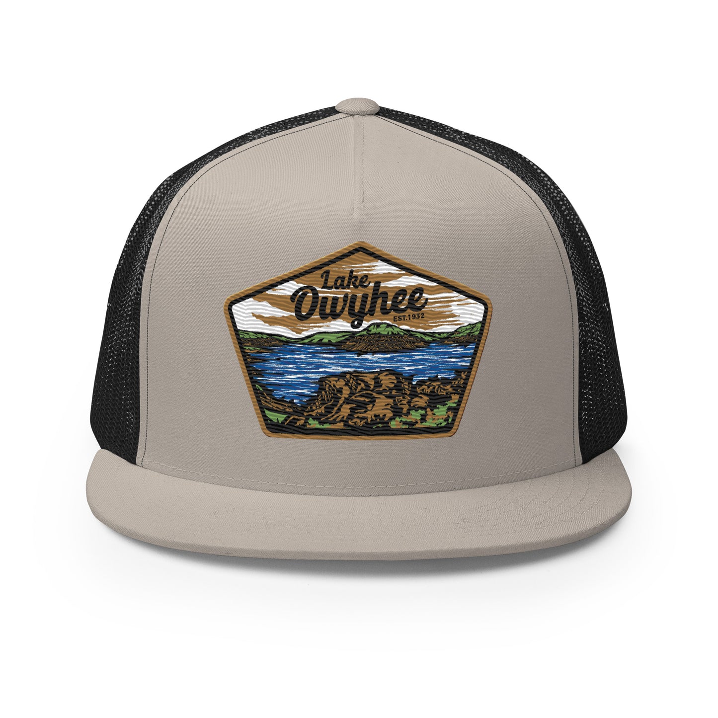 Lake Owyhee Flat Bill Trucker Patch Cap