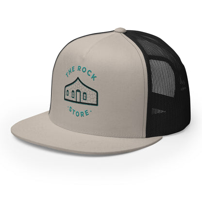 TRS Flat Bill Trucker Cap Colored Stitch