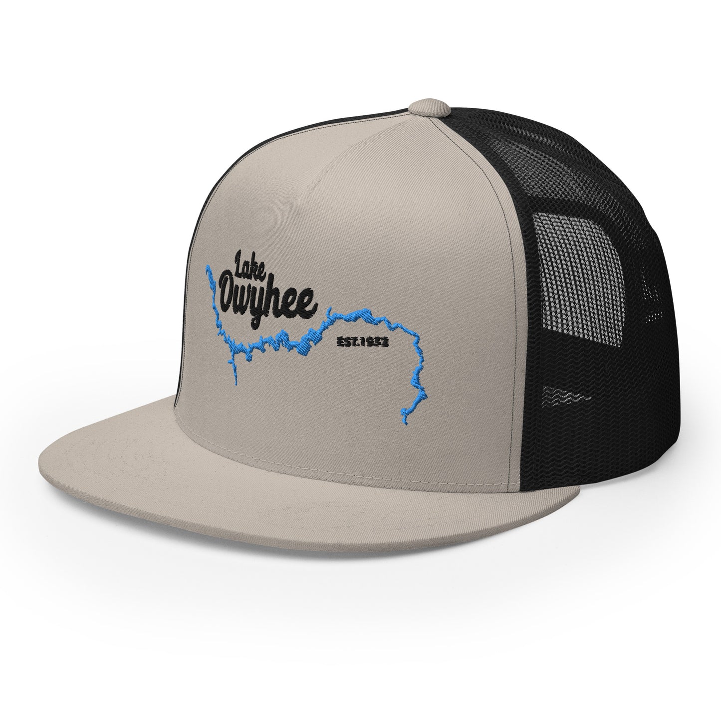 Lake Owyhee Trucker Cap Black Stitching