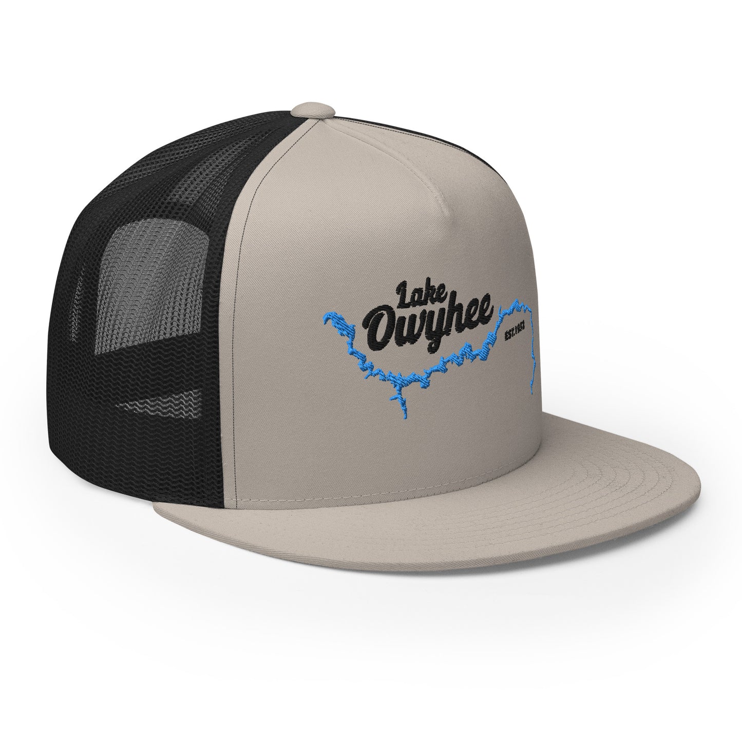 Lake Owyhee Trucker Cap Black Stitching