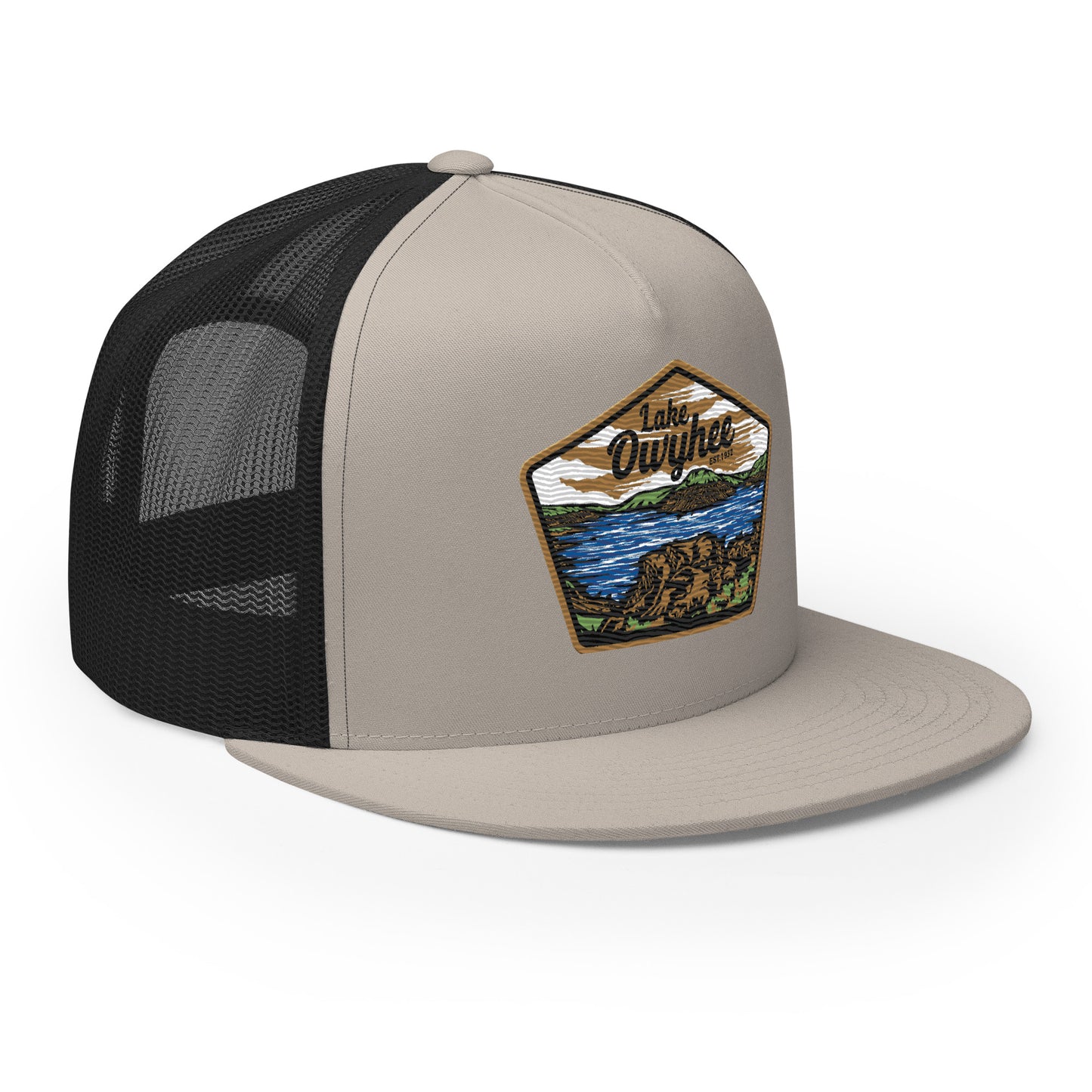 Lake Owyhee Flat Bill Trucker Patch Cap