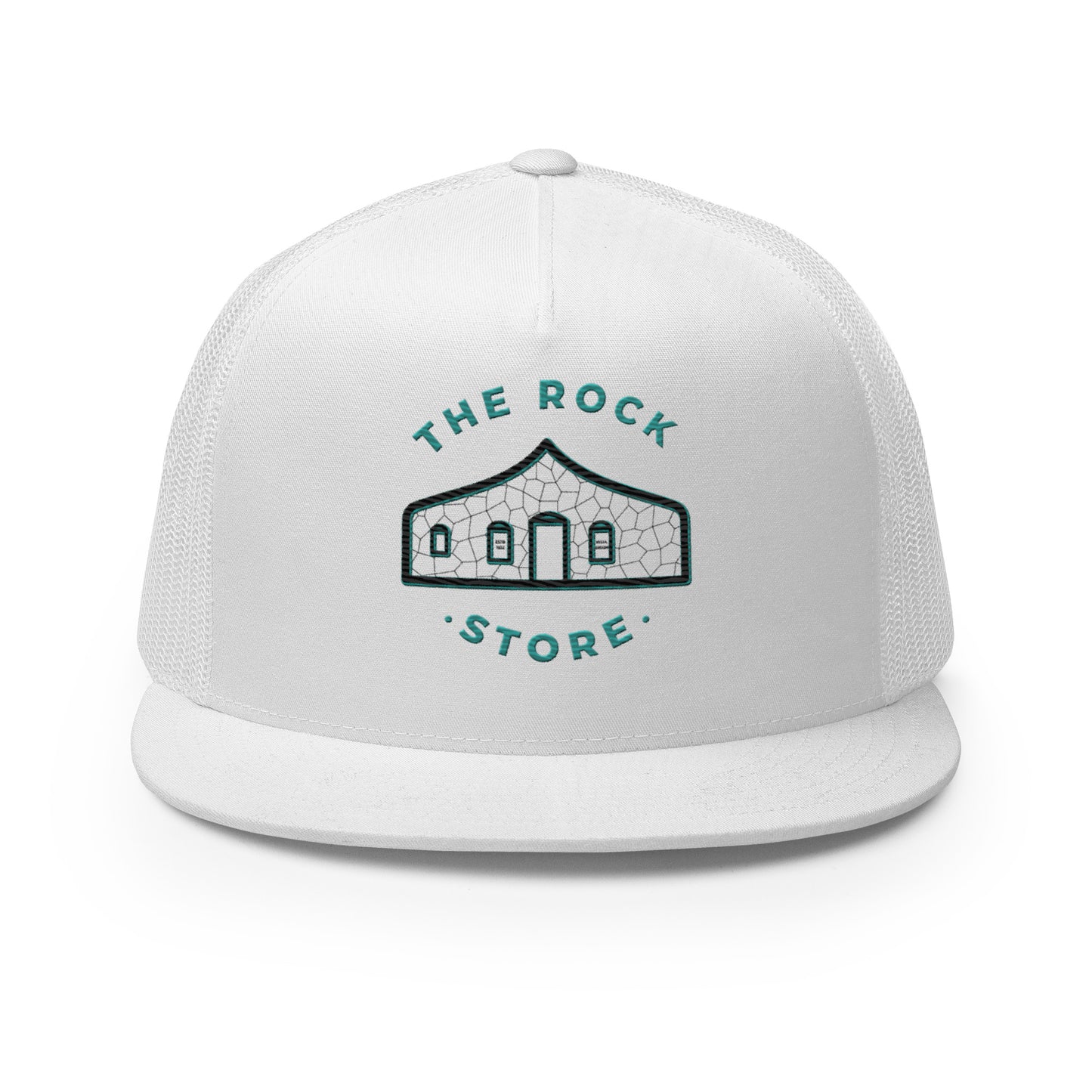 TRS Flat Bill Trucker Cap Colored Stitch