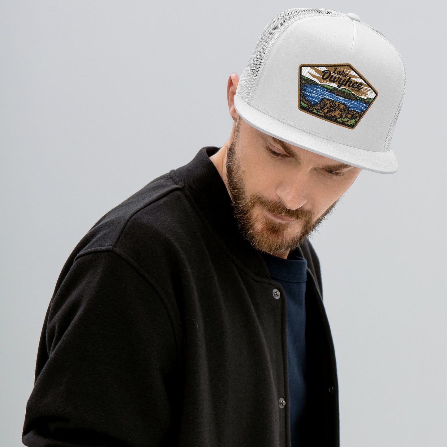 Lake Owyhee Flat Bill Trucker Patch Cap