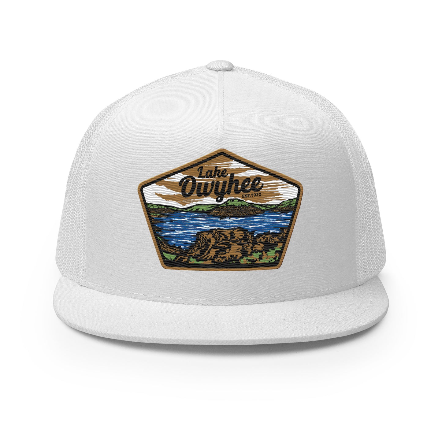 Lake Owyhee Flat Bill Trucker Patch Cap