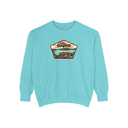 Lake Owyhee Patch Unisex Garment-Dyed Sweatshirt