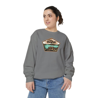 Lake Owyhee Patch Unisex Garment-Dyed Sweatshirt