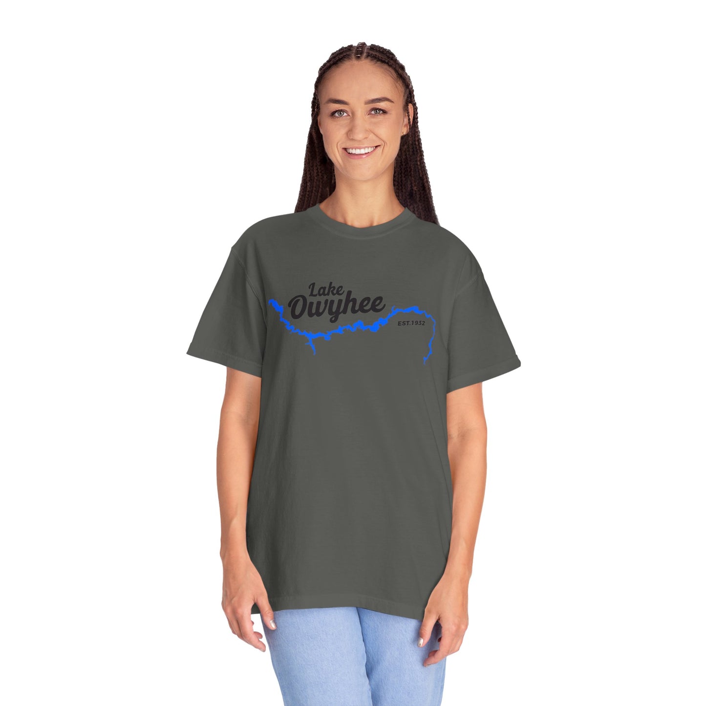 Lake Owyhee Blue Lake Unisex Garment-Dyed T-shirt