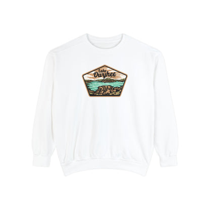 Lake Owyhee Patch Unisex Garment-Dyed Sweatshirt