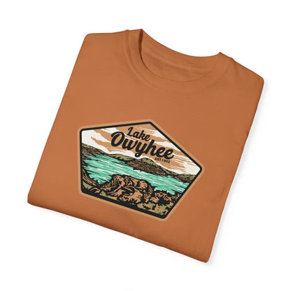 Lake Owyhee Patch Unisex Garment-Dyed T-shirt