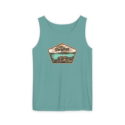 Lake Owyhee Patch Unisex Garment-Dyed Tank Top