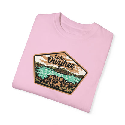 Lake Owyhee Patch Unisex Garment-Dyed T-shirt