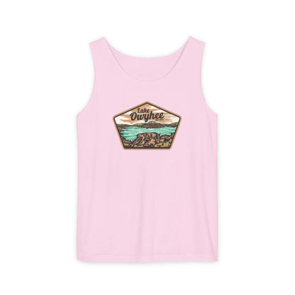 Lake Owyhee Patch Unisex Garment-Dyed Tank Top