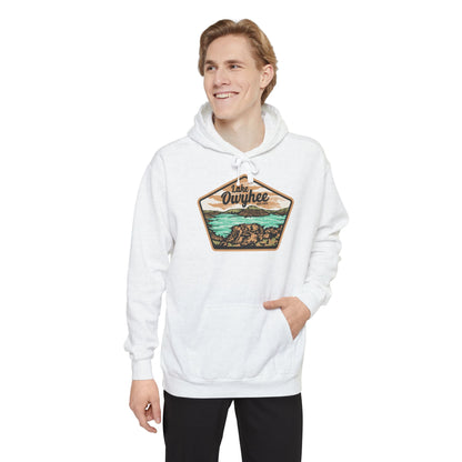 Lake Owyhee Patch Unisex Garment-Dyed Hoodie