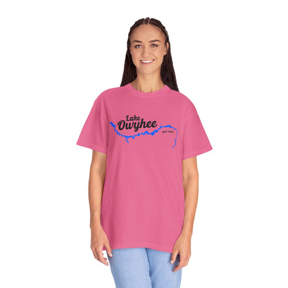 Lake Owyhee Blue Lake Unisex Garment-Dyed T-shirt