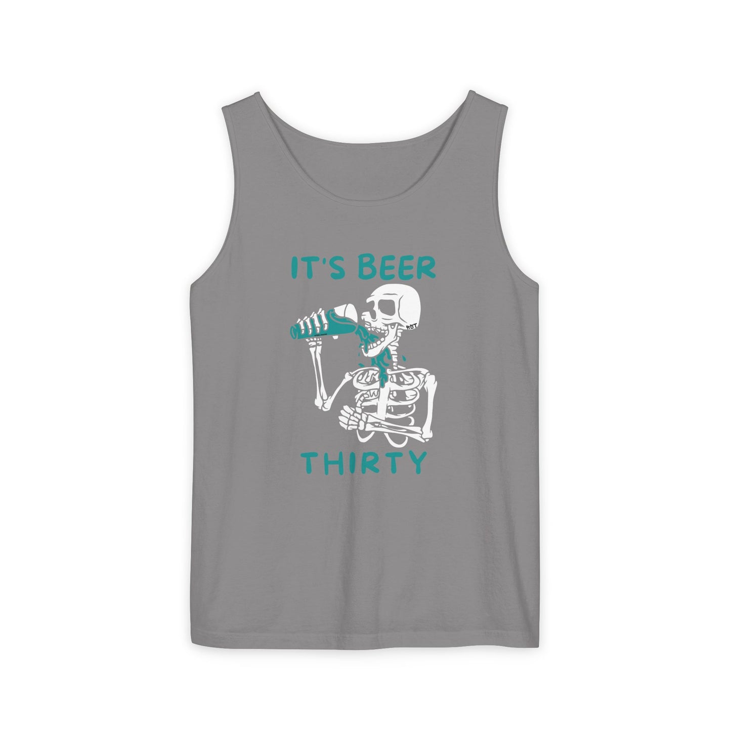 Beer Thirty Unisex Garment-Dyed Tank Top