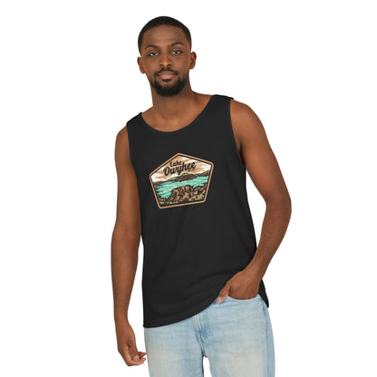 Lake Owyhee Patch Unisex Garment-Dyed Tank Top