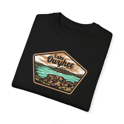 Lake Owyhee Patch Unisex Garment-Dyed T-shirt