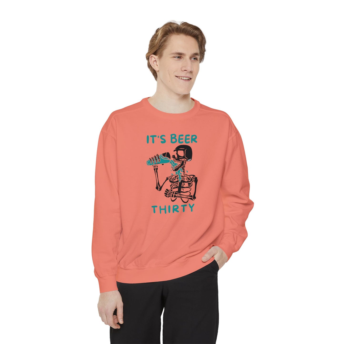 Beer Thirty Unisex Garment-Dyed Sweatshirt