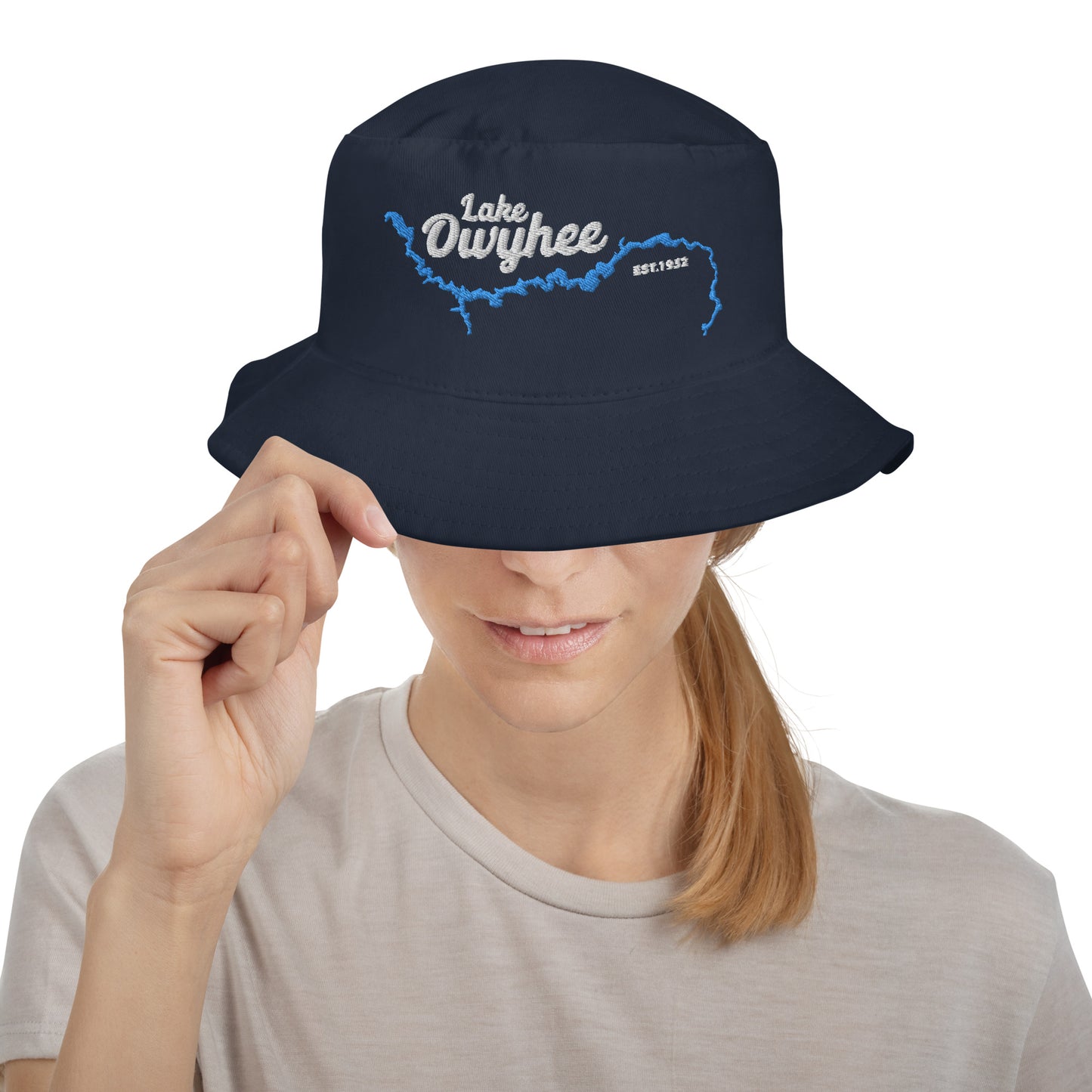 Lake Owyhee Bucket Hat Blue Lake