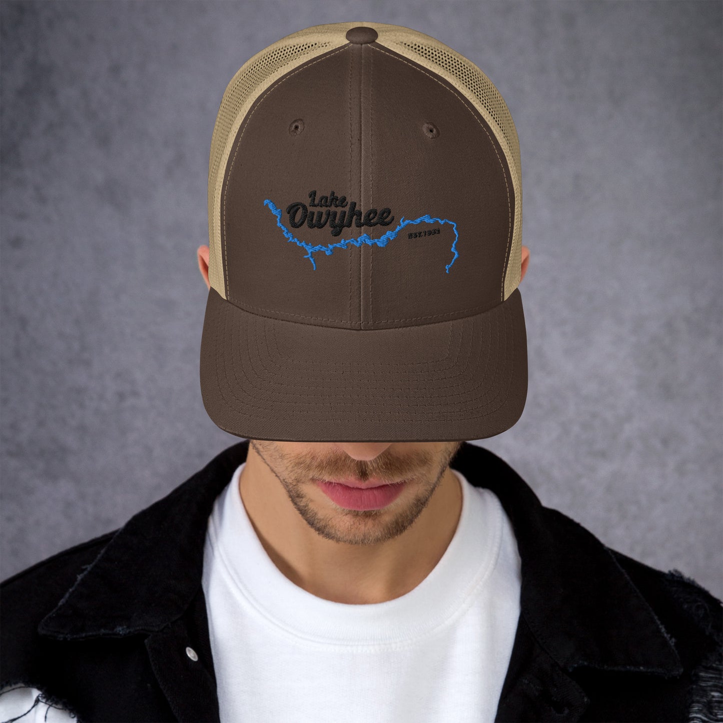 Lake Owyhee Trucker Cap Blue Lake