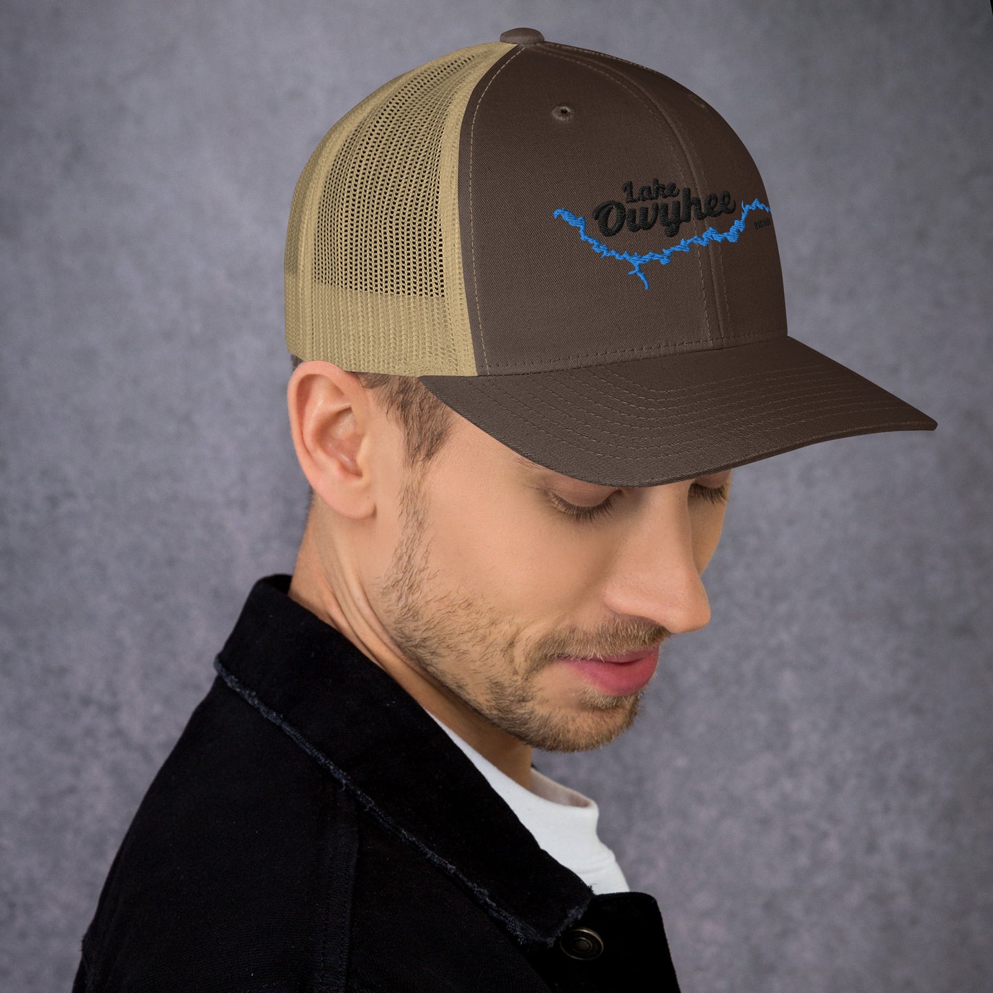 Lake Owyhee Trucker Cap Blue Lake