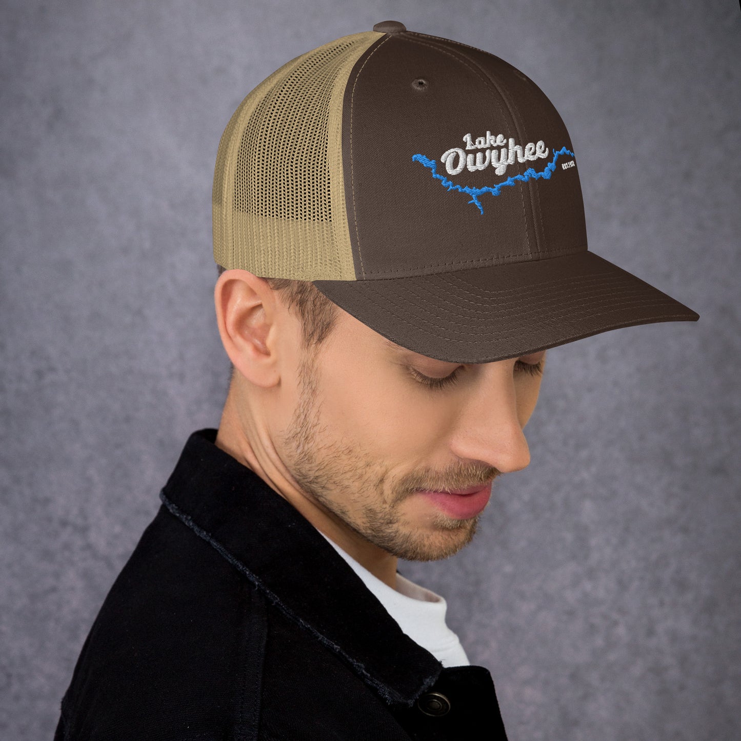 Lake Owyhee Trucker Cap White Lake