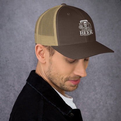 Wish You Were Beer Trucker Cap