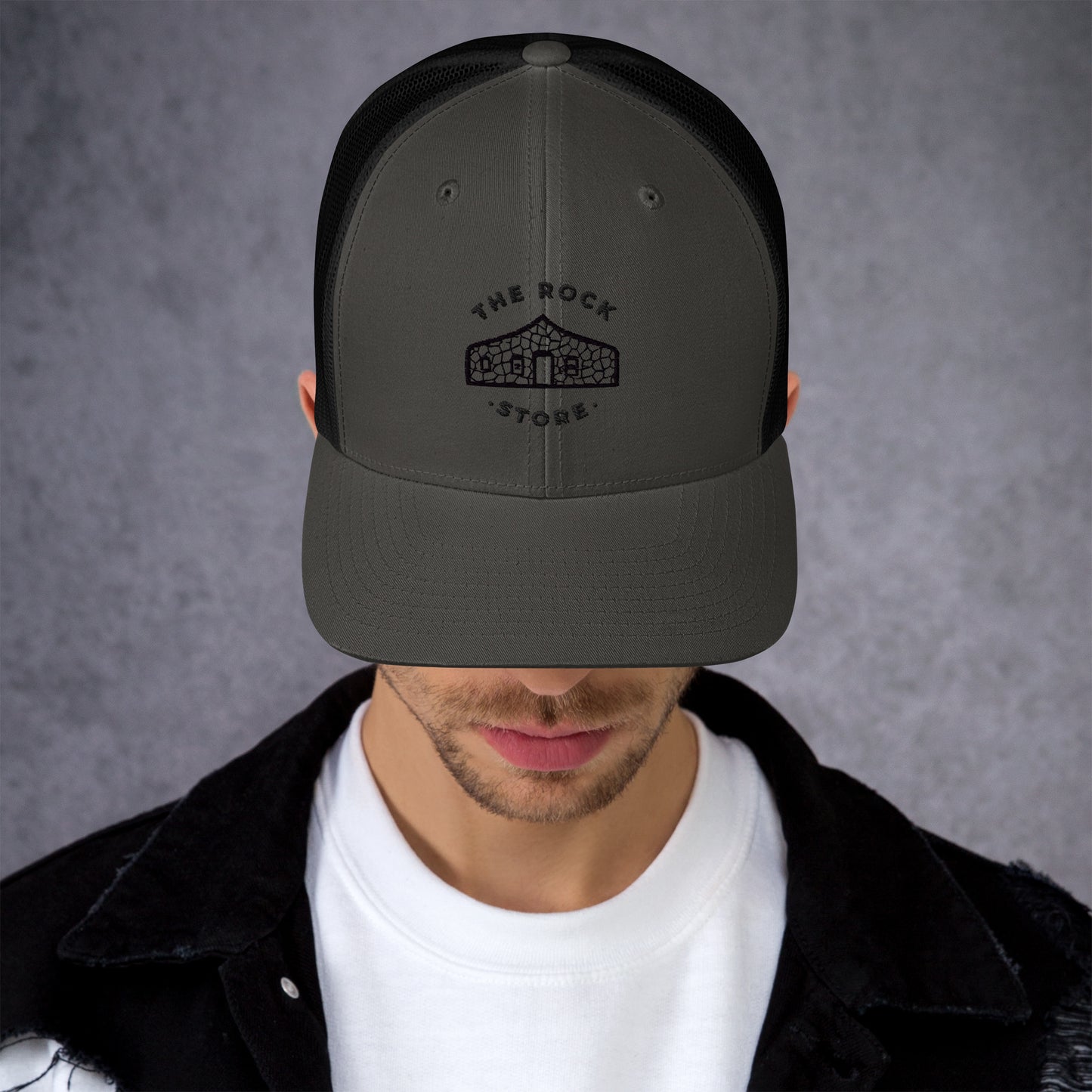 TRS Trucker Cap Black Stitch