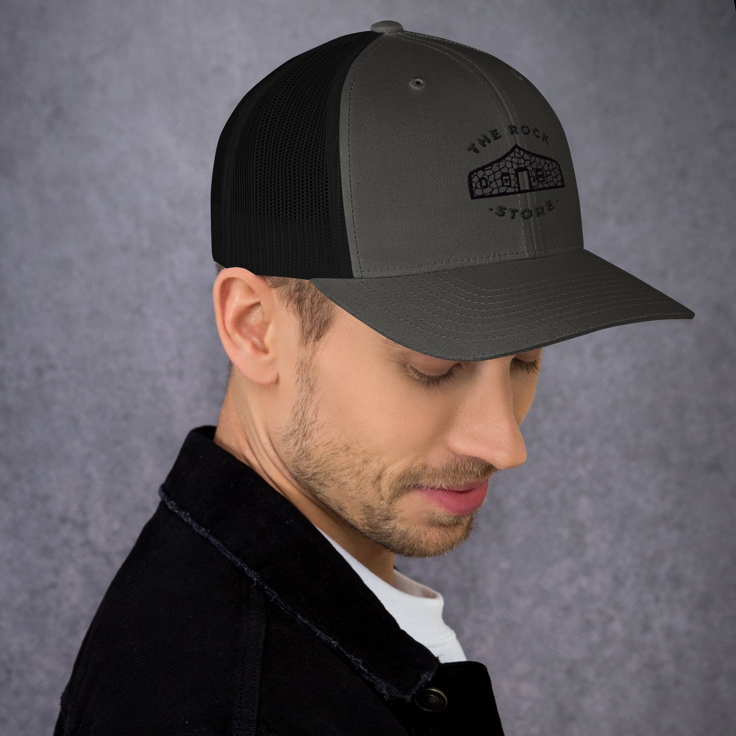 TRS Trucker Cap Black Stitch