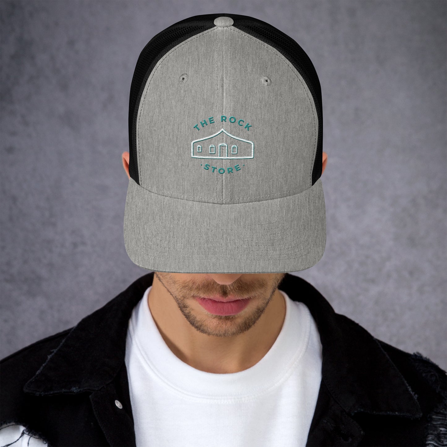 TRS Trucker Cap White/Colored Stitch