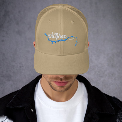 Lake Owyhee Trucker Cap White Lake