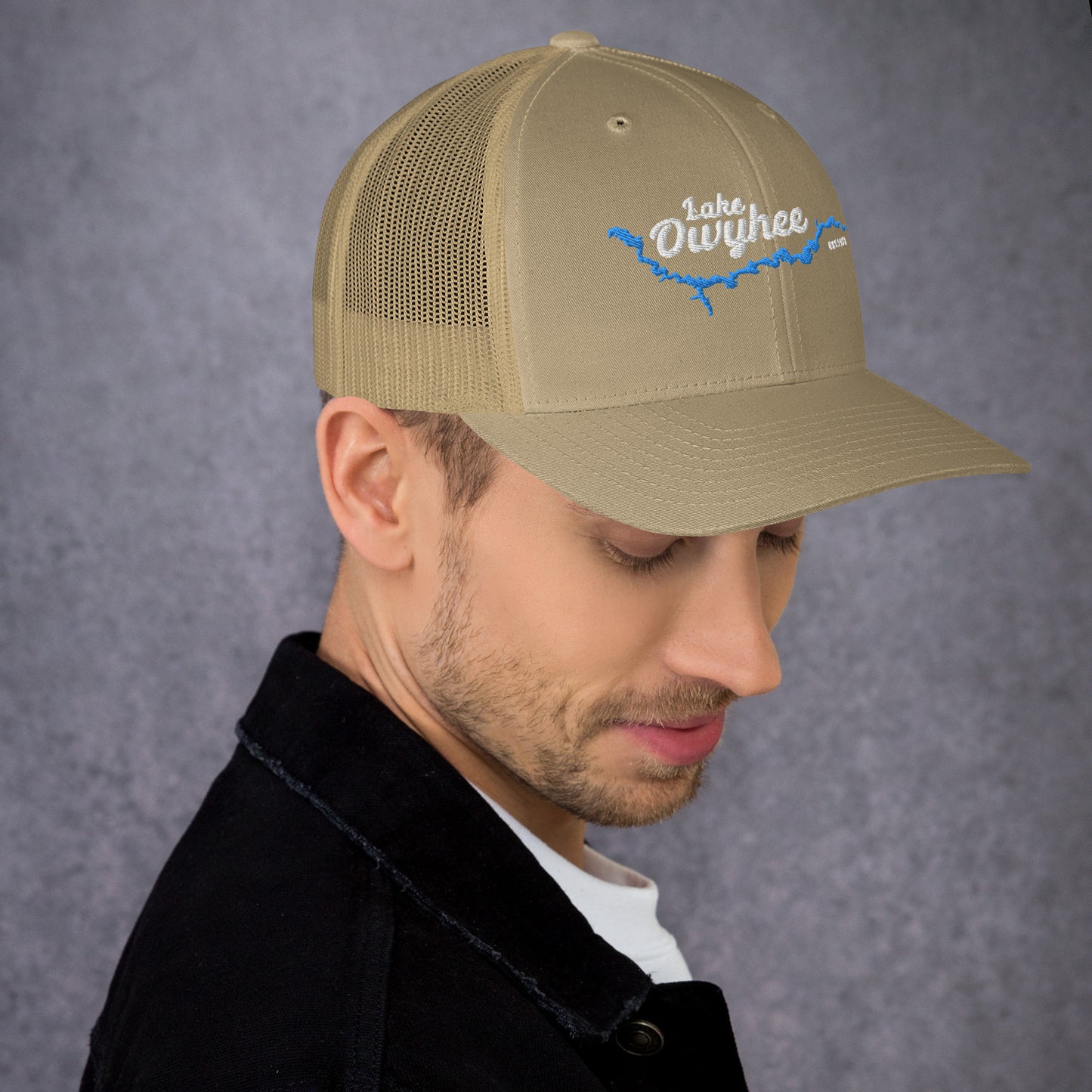 Lake Owyhee Trucker Cap White Lake