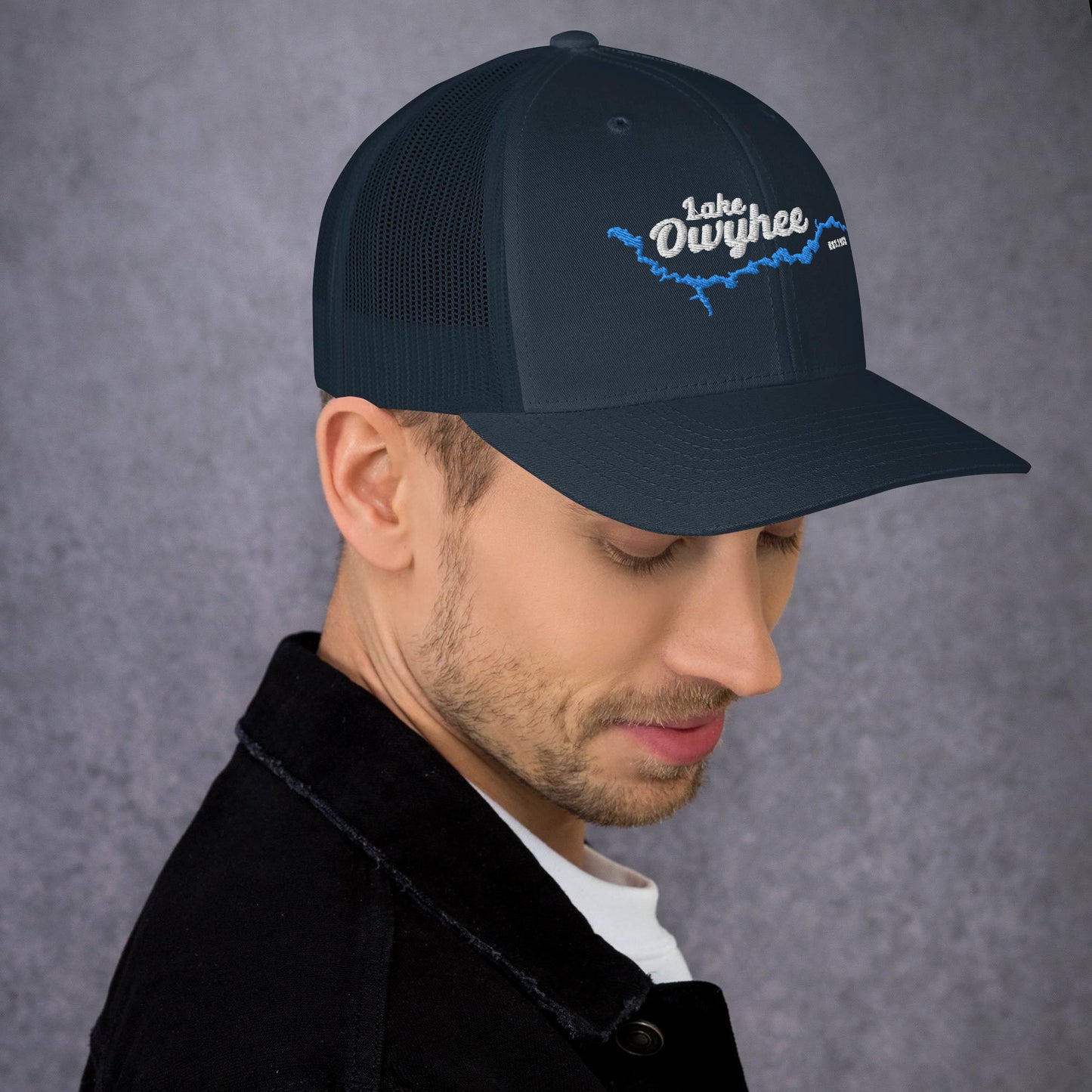 Lake Owyhee Trucker Cap White Lake