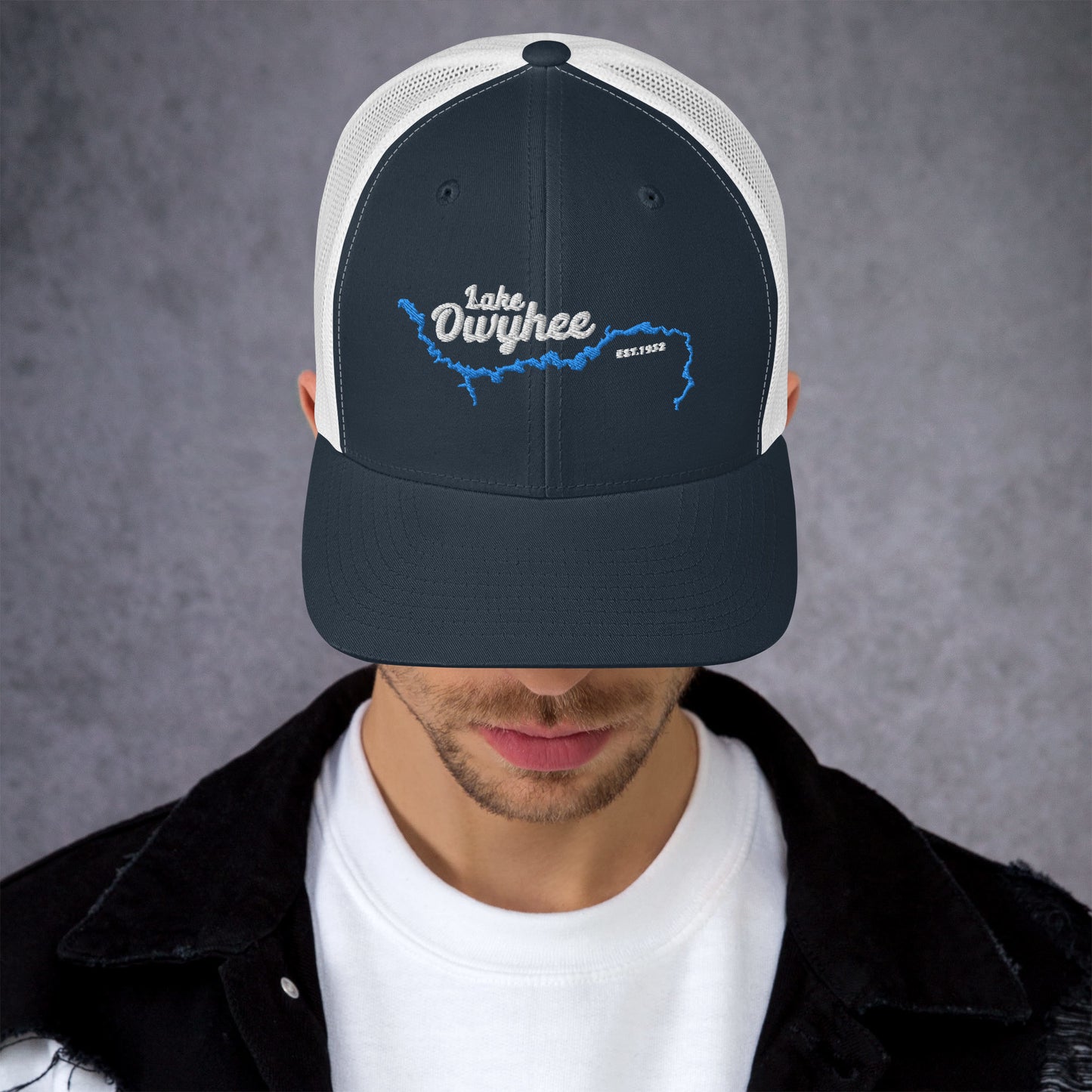 Lake Owyhee Trucker Cap White Lake