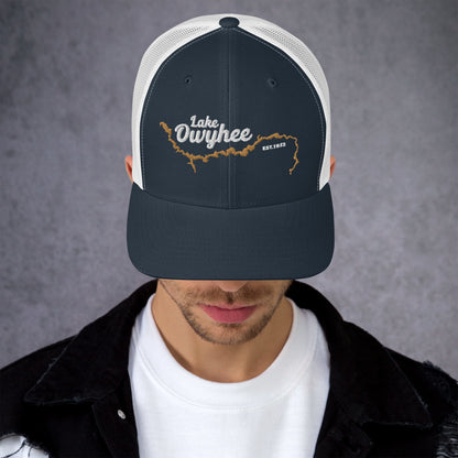 Lake Owyhee Trucker Cap Yellow Lake