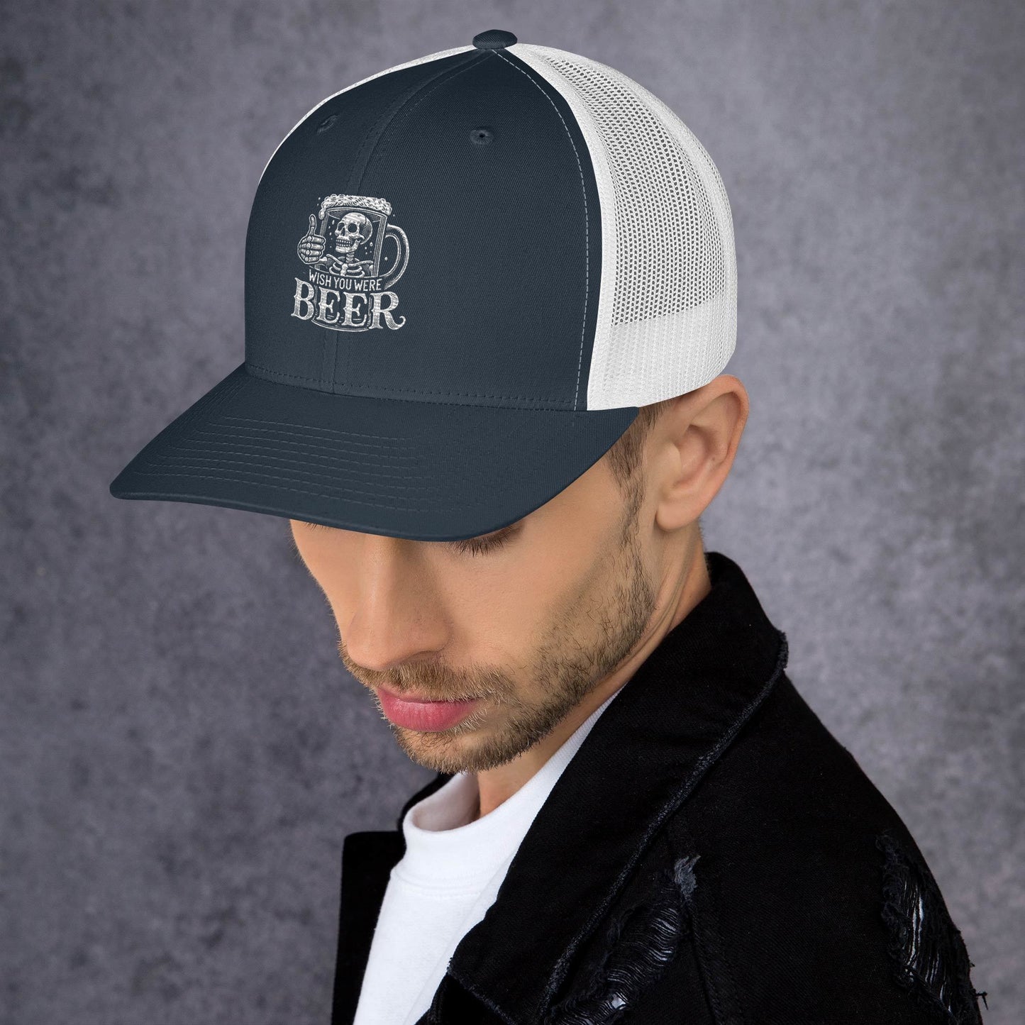 Wish You Were Beer Trucker Cap