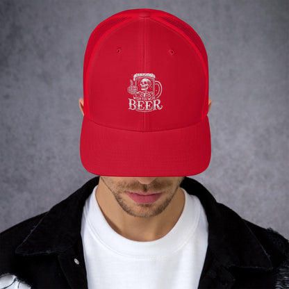 Wish You Were Beer Trucker Cap