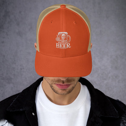 Wish You Were Beer Trucker Cap