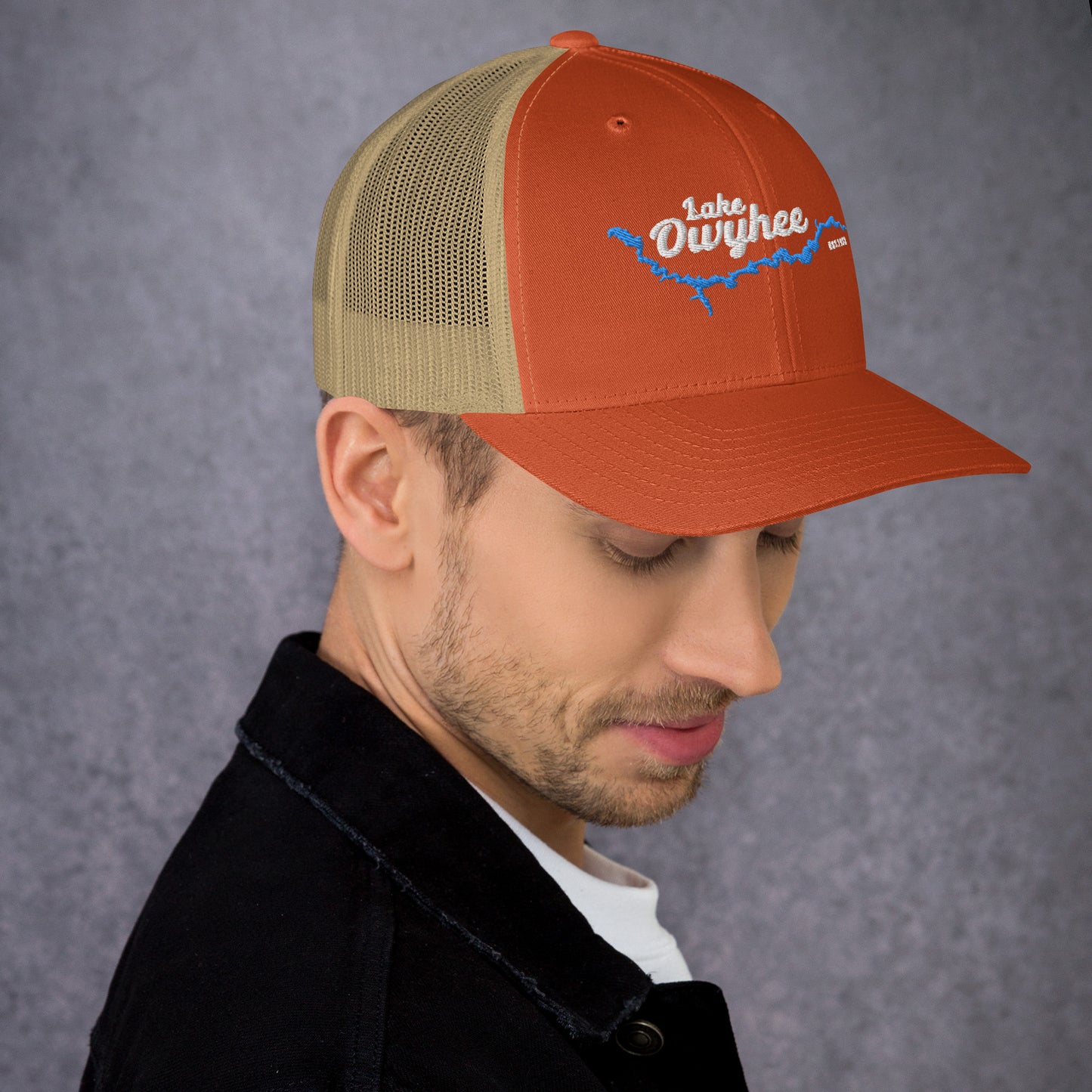 Lake Owyhee Trucker Cap White Lake