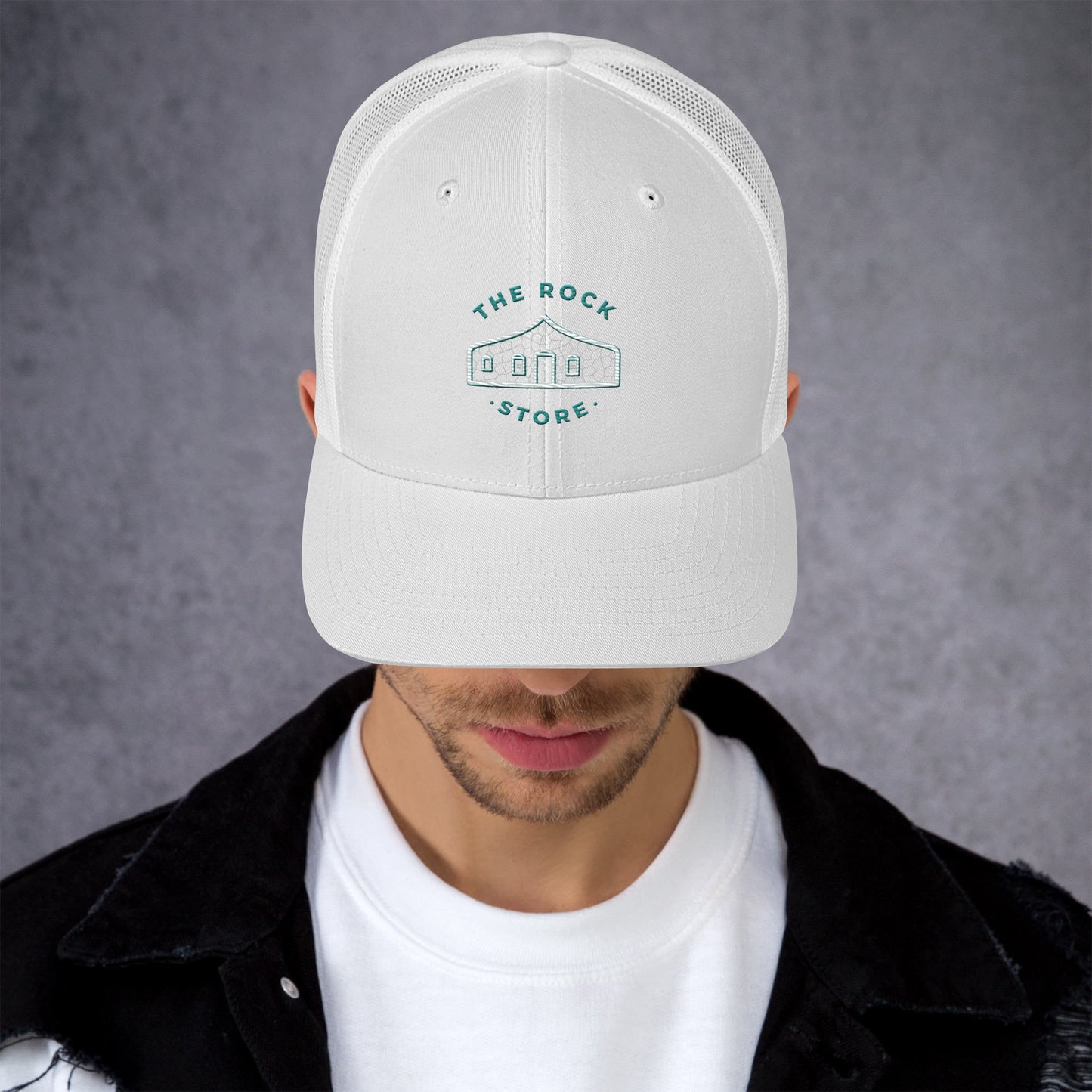 TRS Trucker Cap White/Colored Stitch