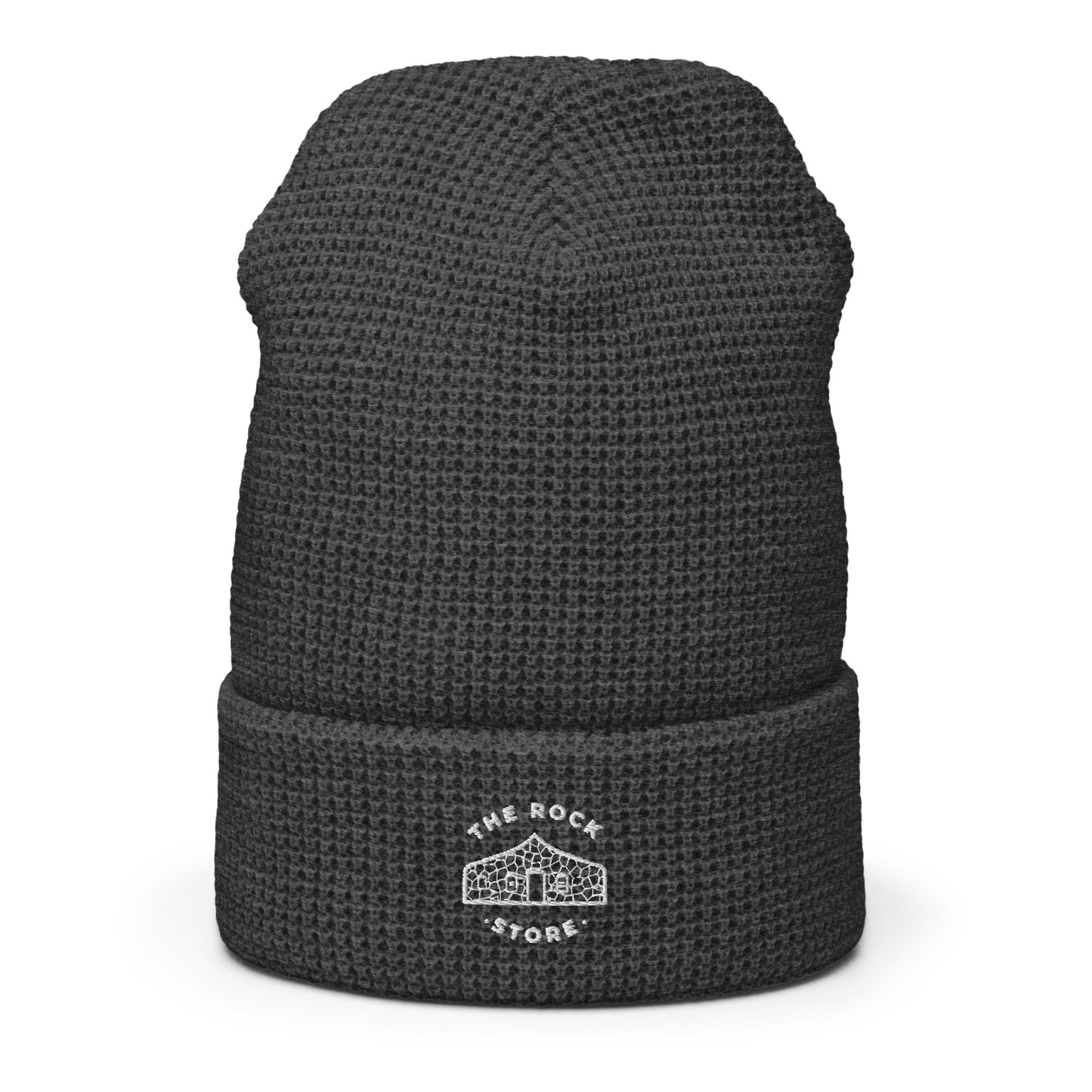 TRS Waffle Beanie White Stitch