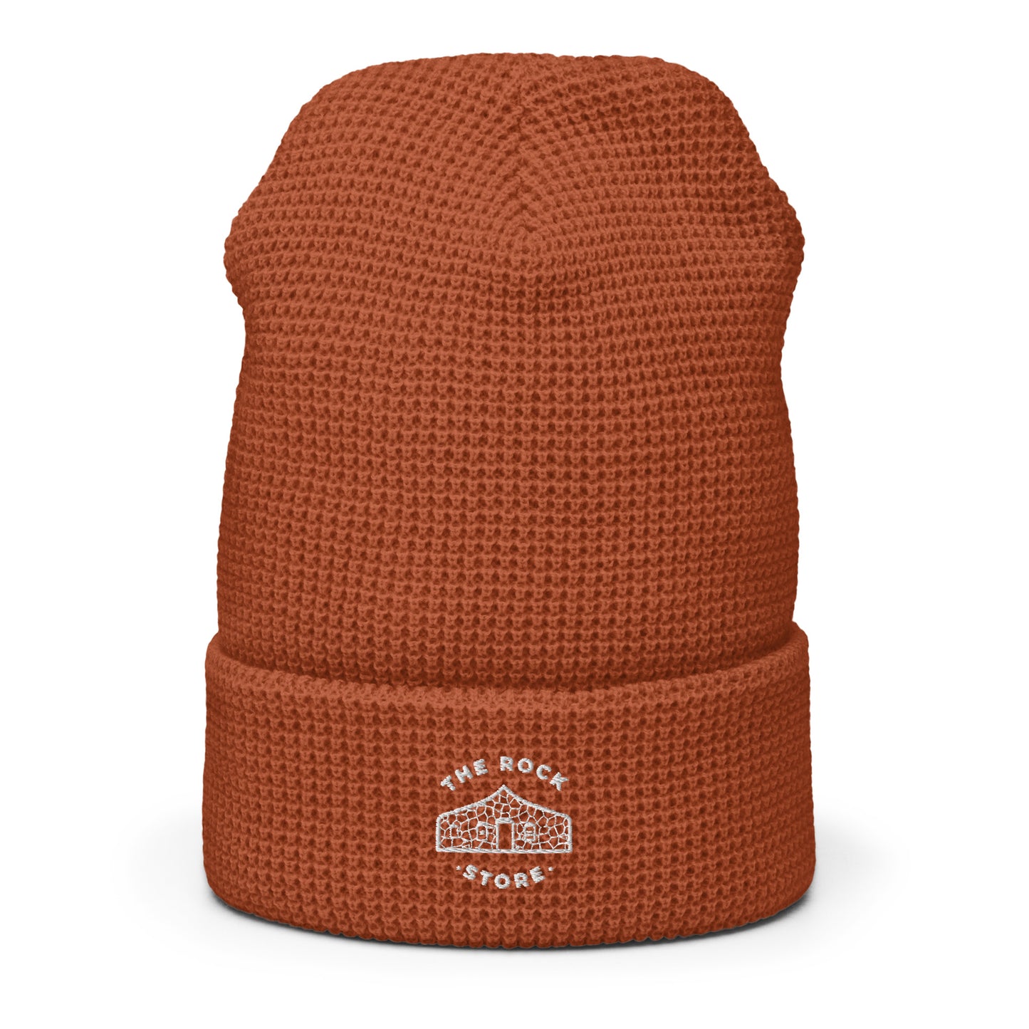 TRS Waffle Beanie White Stitch